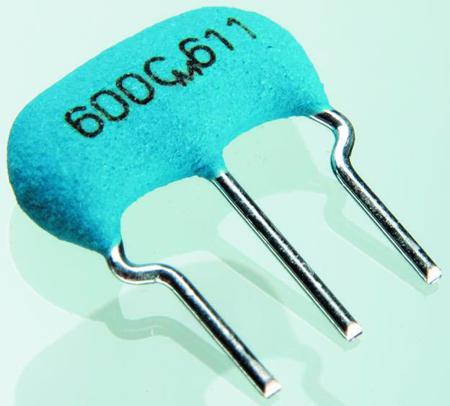 CSTLS4M19G53B0 CSTLS4M19G53, Ceramic Resonator, 4.194MHz Shear 15pF, 3-Pin
