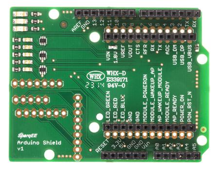 ShieldAv1-0 SparqEE Arduino Shield for CELLv1.0