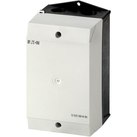 231228-CI-K2X-100-M-NA Eaton Series Black, Light Grey Plastic General Purpose Enclosure, IP65, 160 x 100 x 100mm