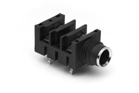 ACJM-HHDR Amphenol Industrial Jack Connector 1/4 in Chassis Mount Phone Jack Socket 10A
