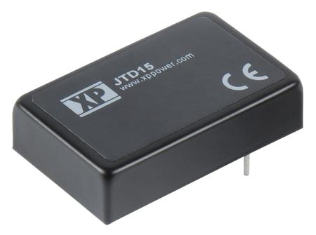 JTD1524S05 XP Power JTD15 DC-DC Converter, 5V dc/ 3A Output, 9 → 36 V dc Input, 15W, Through Hole, +100°C Max Temp -40°C