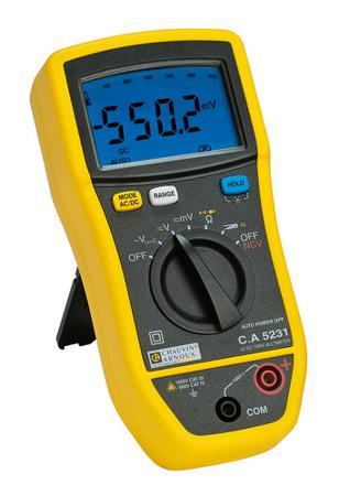 P01196734 Chauvin Arnoux CA 5231 Handheld Digital Multimeter, True RMS, 600A ac Max, 600A dc Max, 1000V ac Max - RS Calibrated