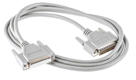 1656301 Phoenix Contact Male 25 Pin D-sub to Female 25 Pin D-sub Serial Cable, 2m PVC, VS-25-DSUB-20-LI-2.0 Series