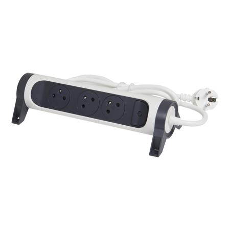 049458 Legrand 3m 3 Socket Type E - French Extension Lead