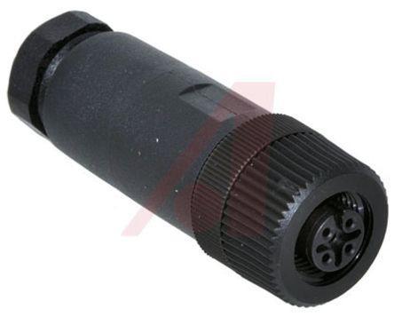 B-8151-0-PG9 Turck B Series, 5 Pole Cable Mount M12 Connector Plug, with Female Contacts, IP67