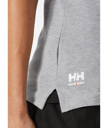 79168_930-S Helly Hansen Classic Grey 100% Cotton Polo Shirt, UK- S, EUR- S