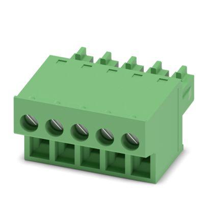 1850699 Phoenix Contact, 3.81mm Pitch, 5/..-ST, FRONT-MC 1, 5 Way, , Pluggable Terminal Block, Plug, PCB Mount, Screw
