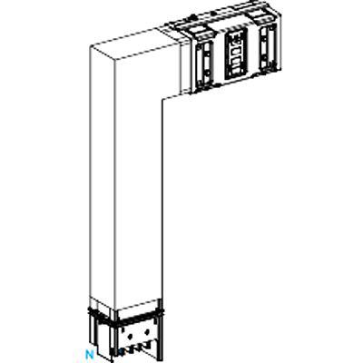 KSA630DLF41A Schneider Electric Flexible Elbow Busbar Trunking, 800mm, 630A, Canalis Series