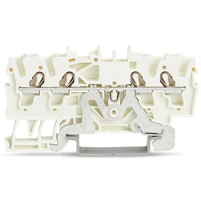 2002-1408 WAGO TOPJOB S Series DIN Rail Terminal Block, 2.5mm², 1-Level, Push In Termination, CSA