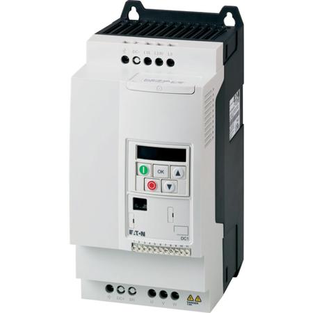 185774-DC1-32024FB-A20CE1 Eaton Inverter Drive, 5.5, 3 Phase, 230 V ac, 24 A, DC1 Series