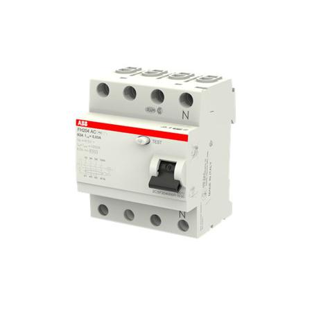 2CSF204006R1630--FH204-AC-63-0-03 ABB 4 Pole Type AC Residual Current Circuit Breaker, 63A FH200, 30mA