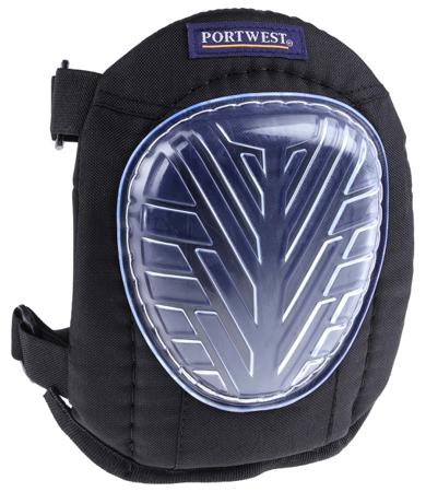 918-6065 RS Pro Black EVA Foam, PVC Adjustable Strap Rubber Knee Pad