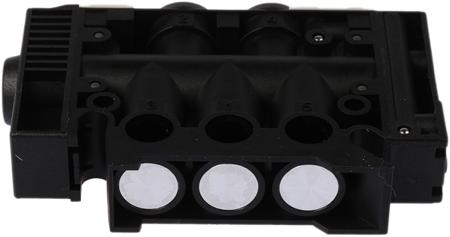 PVL-B121606 Parker PVL G 1/8 5/2 Pilot/Spring Block, DIN Rail Pneumatic Control Valve, 900L/min