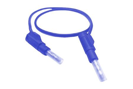 22-451-1M-6 Mueller Electric Test lead, 32A, 600V, Blue, 1m Lead Length