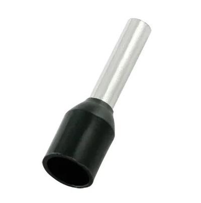 270-7508 RS PRO Insulated Bootlace Ferrule, 10mm Pin Length, 1.7mm Pin Diameter, 1.5mm² Wire Size, Black