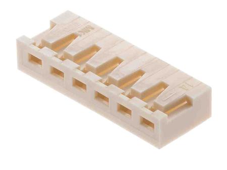2124150200 Molex, 212415 Female Crimp Connector Housing, 2.5mm Pitch, 2 Way, 1 Row Right Angle
