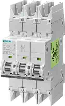5SJ4316-7HG42 Siemens SENTRON 5SJ4 MCB, 3P, 16A Curve C, 400V AC, 60V DC, 10 kA Breaking Capacity