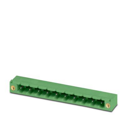 1806274 Phoenix Contact GMSTB Series Angled Wave Soldering Mount PCB Header, 7 Contact(s), 7.62 mm Pitch, 1 Row, Shrouded