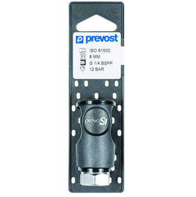 CSI-081103CP PREVOST Composite Body Female Pneumatic Quick Connect Coupling, G 1/2 Female Female Thread