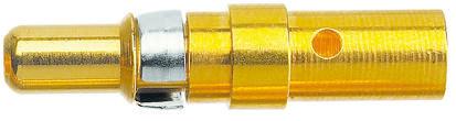 09692817423 HARTING, D-Sub Mixed Series, Male Solder D-Sub Connector Power Contact, Gold Power, 10 → 8 AWG