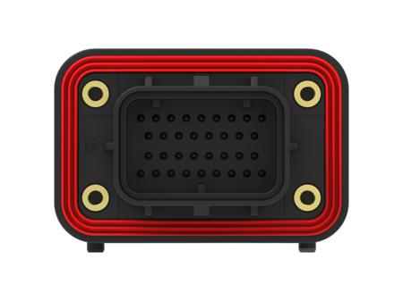 2384723-1 TE Connectivity, SUPERSEAL Cable connector Plug Black Board Mount 34 Way, Through Hole Termination
