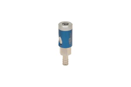325-591 RS PRO Aluminium, Brass, Steel Female Pneumatic Quick Connect Coupling, 6mm Hose Barb