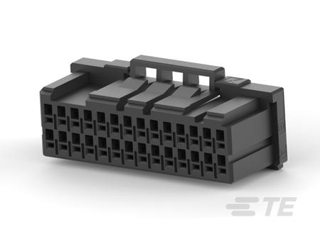 1-2333134-3 TE Connectivity, Dynamic 1000 Series 26 Way Cable Mount MIL Spec Circular Connector ReceptacleBlack, Socket Contacts