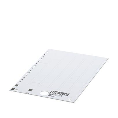 0803811 Phoenix Contact, US-EML Polyester Terminal Marker for use with BLUEMARK ID, BLUEMARK ID COLOR, THERMOMARK CARD,