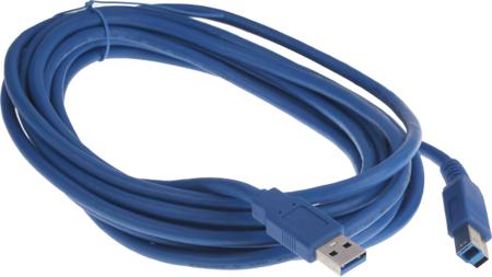 182-8839 RS PRO USB 3.0, Male USB A to Male USB B, 5m