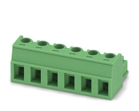 1900811 Phoenix Contact, 5.08mm Pitch, MC 1.5/ 6-ST1-5.08, 6 Way, , Pluggable Terminal Block, Plug, Cable Mount, Screw