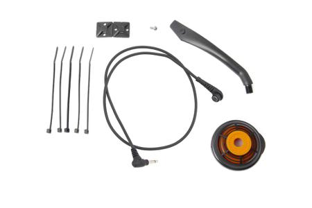 T09-0001 Sundstrom 1 Core Microphone Cable, 7.06858 mm² CSA, 3mm od, 570mm, Black