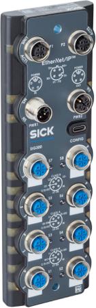 SIG300-0A05AA100 SICK SIG300 Series I/O module, M12, 5 way, 8 port