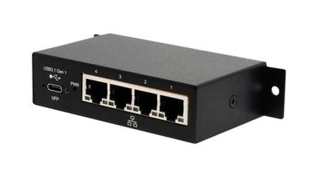 EX-1330M Exsys 4 Port USB Network Adapter USB 3.2 USB 3.2 Type-C to RJ45 10/100/1000Mbit/s Network Speed