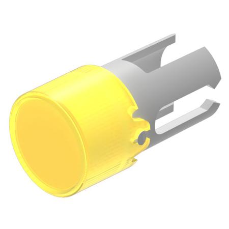 19-931.4 Indicator Lens Round Style, Yellow, 7.3 diameter