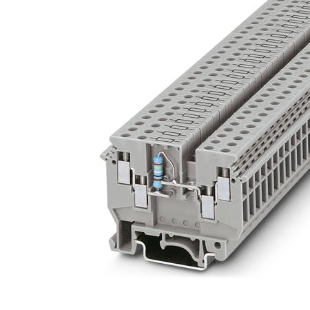 2775249 Phoenix Contact  UDK 4-DUR 249 Series Grey, 4mm², 1-Level, Screw Termination