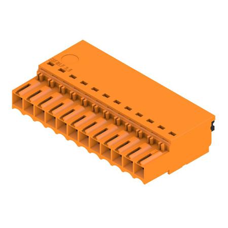 2459150000 Weidmüller, 3.5mm Pitch, OMNIMATE BLF, 12 Way, , Pluggable Terminal Block, Plug, PCB Mount, Push In Termination,