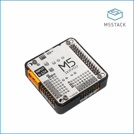 M014-B M5Stack SERVO2 Module 16 Channels - 13.2 Motor Driver for PCS9685, SY8368AQQC for M5StickC, M5 Core, M5StickV
