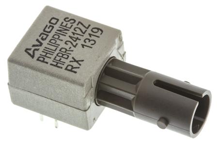 HFBR-2412Z Broadcom  5MBd Fibre Optic Receiver, Round, ST Connector