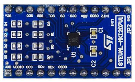 STEVAL-MKI207V1 STMicroelectronics ISM330DHCX Adapter Board for a Standard DIL24 Socket Adapter Board Standard DIL24 socket