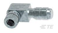 5-2271129-2 TE Connectivity, 8 Pole Right Angle Cable Mount Connector Plug, IP67, Female Contacts, Quick Connect Mating