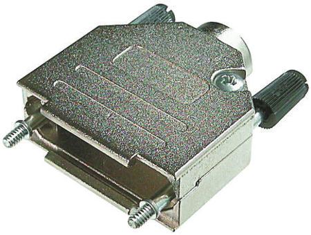 AMET-09 RS ASSMANN WSW AMET Series Zinc D Sub Backshell, 9 Way, Strain Relief