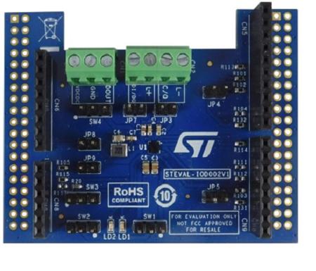 STEVAL-IOD002V1 STMicroelectronics  L6364W Extension Board Expansion Board for STM32 Nucleo 1 → 2.7GHz