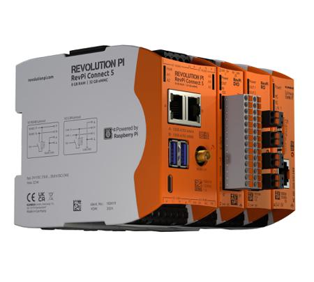 PR100416 Revolution PI RevPi Connect 5, Industrial Computer, 22W, ARM Cortex 2.4 GHz, 32 GB, 4
