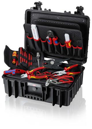 00 21 35 Knipex Robust23 Polypropylene Tool Case, 470 x 370 x 190mm