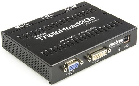 T2G-D3D-IF Matrox 1 Input 3 Output DVI Multi-Monitor Adapter 5760 x 1080