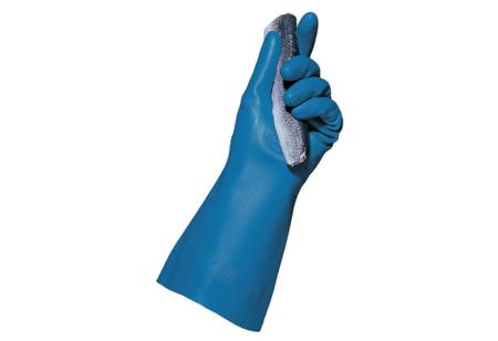 3417700---8 Mapa VITAL 177 Blue No Latex Disposable Gloves, Size 8, No, 10Pairs per Pack