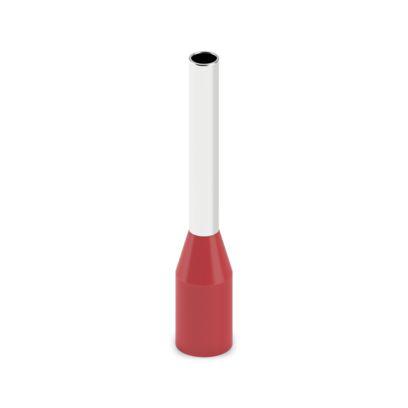 2100070 Phoenix Contact Insulated Ferrule, 12mm Pin Length, 1.7mm Pin Diameter, Red