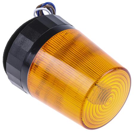 907-5996 LED, Flashing Beacon LLT Series, Amber, Screw Mount, 110 → 230 V ac