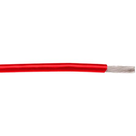 2843/7 RD005 Alpha Wire Hook-up Wire TEFLON Series Red 0.14 mm² Hook Up Wire, 26 AWG, 12601, 30.5m, PTFE Insulation,