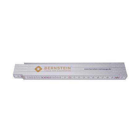 7-502 Bernstein 2m Beech Wood Folding Ruler
